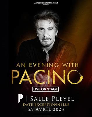 AN EVENING WITH PACINO en concert à Paris